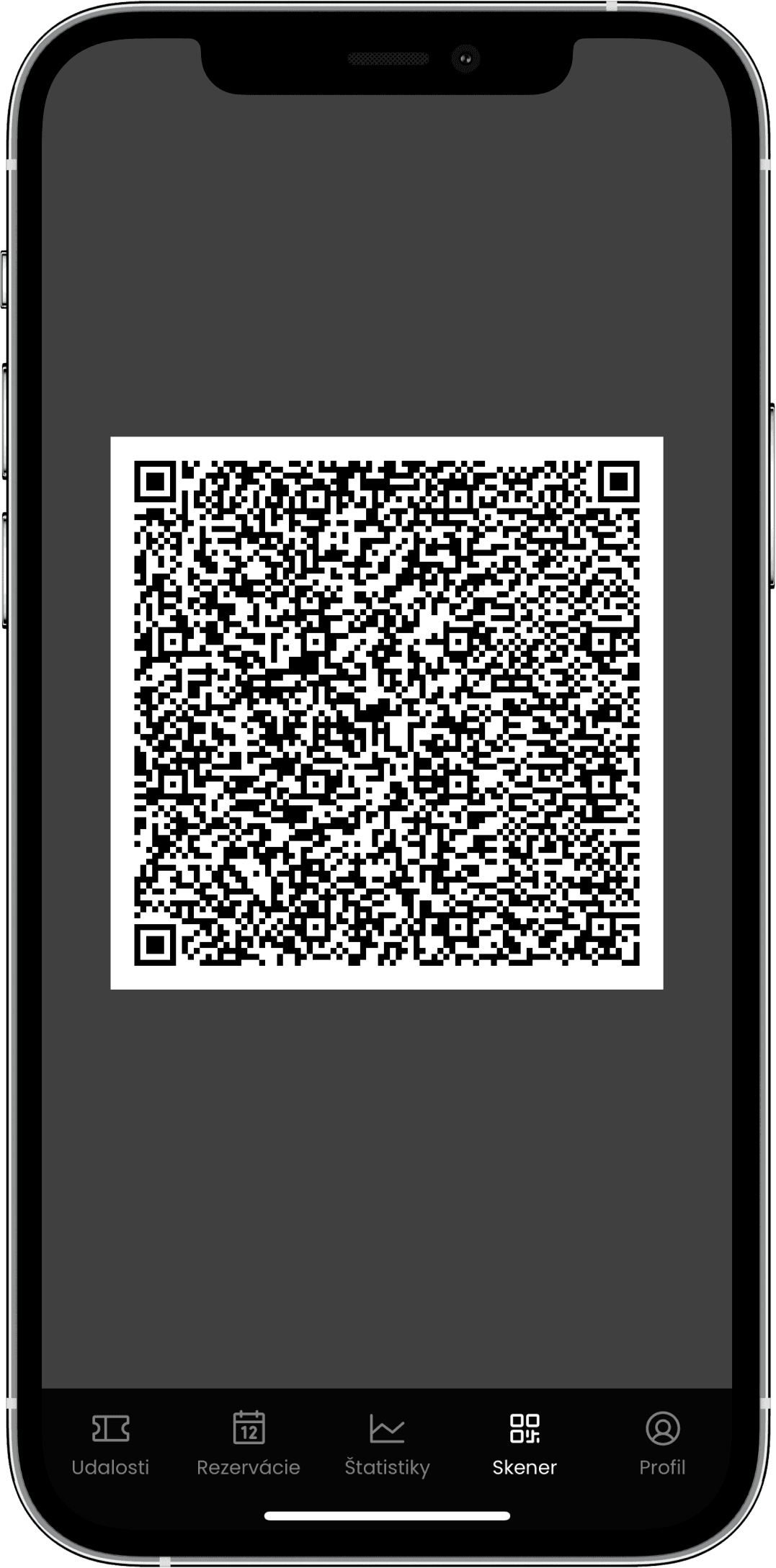 skener lístkov (qr kódov)